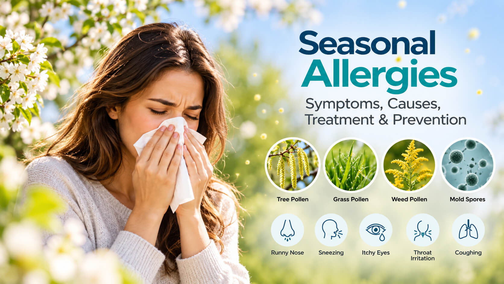Seasonal allergies symptoms and pollen triggers